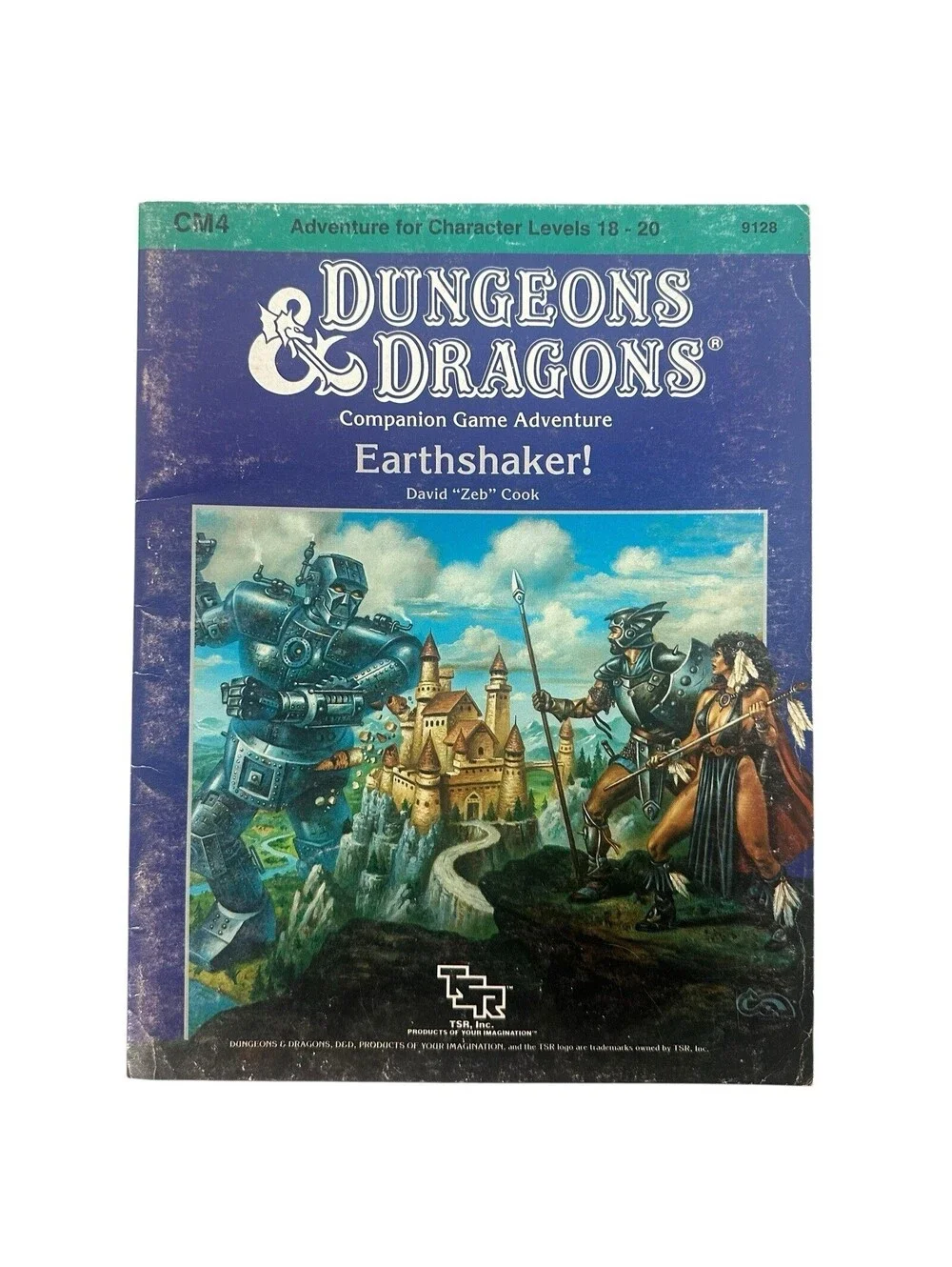 Earthshaker! Adventure Module - Dungeons and Dragons CM4